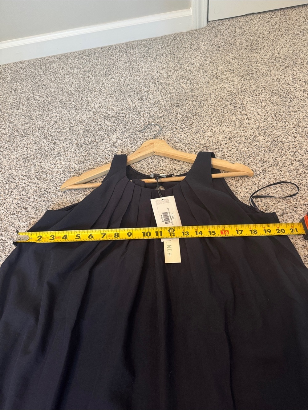 Pinch Black Sleeveless Maxi Dress with A-Line Flow - Picture 7 of 8